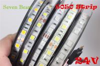 【✲High Quality✲】 na07037036036666 Ip20/65 Dc24v แถบไฟ Led 5050 24V Smd 5M 300led 60led/M สีขาว/อบอุ่นสีขาว/ไฟ Led ที่มีความยืดหยุ่น Rgb ริบบิ้นตกแต่งในร่ม