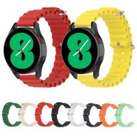 20mm Ocean Silicone Strap Band For Samsung galaxy watch 5 4 40mm 44mm watch4 classic 42mm 46mm watch5 pro Bracelet Sport Wristband