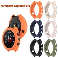 BKIJJ Frame Protective Case Bumper TPU Screen Protector Accessories Edge Shell for Garmin Approach S70 Smart Watch