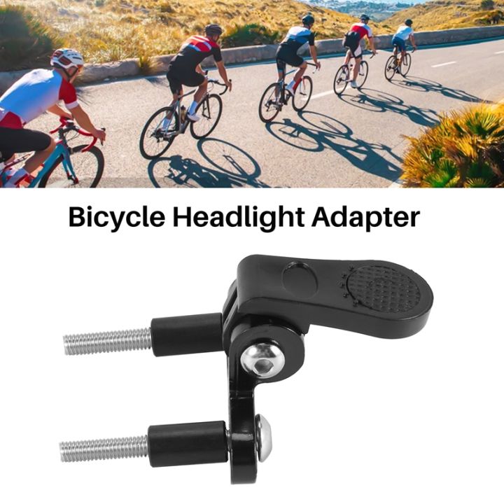 bicycle-headlight-mount-adaptor-for-stem-mount-cycling-front-light-led-lamp-holder-bracket-camera-type-connector