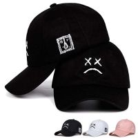 Fashion Dad Hat Embroidered Cotton Baseball Cap Sad Face Hat Outdoor Shade Hip Hop Cap Snapback Hat