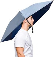 95cm Large Rainbow Fishing Umbrella Hat Outdoor Travel 2 Fold Umbrella Hat for s Kids Women Men