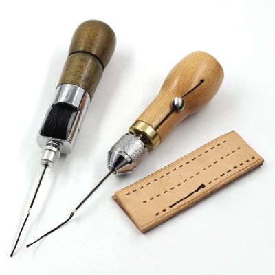 Hand Sewing Awl Tools Leather Waxed Thread Sewing Patchwork Stitching Thread Needle Tool DIY Leather Wallet Bag Craft Tools