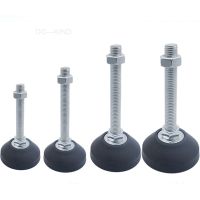 【cw】 Machine furniture feet 2 or 4 pieces m8 m10 m12 m16 adjustable leveling height with locking nut diameter 55mm 80mm