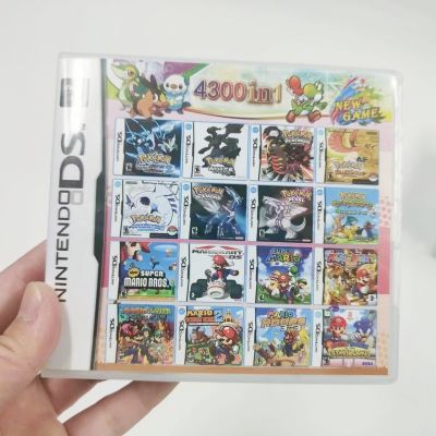 3DS การ์ดตลับเกม NDS 4300 In 1การรวบรวม DS NDS 3DS 3DS NDSL R4วิดีโอเกมเวอร์ชันการ์ดความจำภาษาอังกฤษ