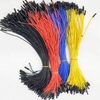 100Pcs Silicone Dupont Wire 2.54mm 1P-1P Female to Female 30cm Jumper DuPont Cable RoHs Connecting Electronic Signal Line Wires Leads Adapters