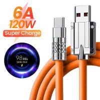 120W 6A USB Type C Charging for Silicone Aluminum Data