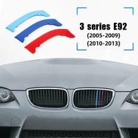 สำหรับ BMW 3 Series E92 2005-2013รถ3D M จัดแต่งทรงผมกระจังหน้าตัดกันชนปกแถบสติกเกอร์อุปกรณ์ตกแต่งภายนอก