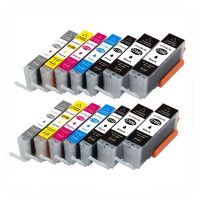 14x ทำงานกับ Canon ได้ Pgi-570xl/Cli-571xl ตลับหมึกสำหรับ Canon Pixma Mg5750 Mg5751 Mg5752 Mg5753 Mg6850 Mg6851 Mg6852 Mg6853