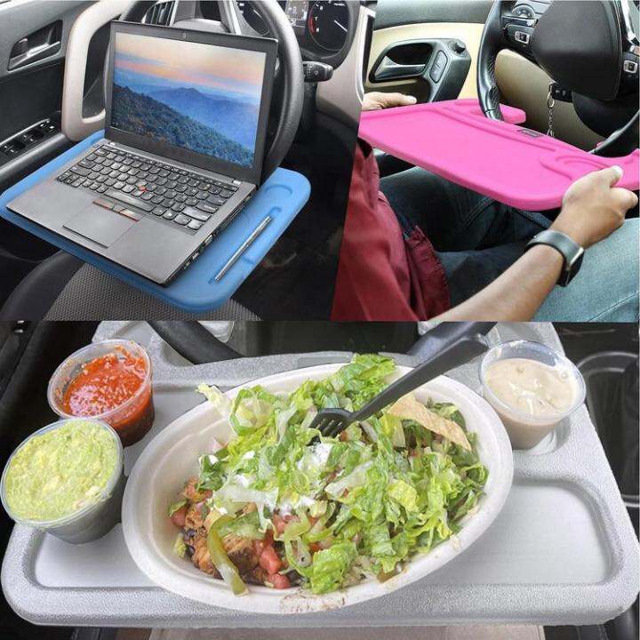 auto-steering-wheel-desk-2-in-1-car-tray-table-essentials-for-women-exterior-accessories-seat-tray-laptop-mount-drinks-holder-handle-for-most-vehicles-appealing