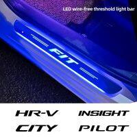 Door Customize Lamps For Honda AMAZE BRIO BR-V CITY CROSSTOUR FIT Ridgeline Accord TYPE-R Car Wireless LED Welcome Ambient Light