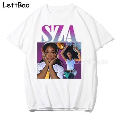 Sza Rap Hop 90S Retro Vintage T Shirt Tee Shirt Clothing White Tshirt T Shirt Men 100% Cotton Gildan
