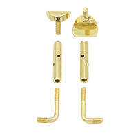 2Pcsที่รองคางไวโอลินClamp Chinrest Fixสกรูเพลงองค์ประกอบสำหรับ3/4 4/4ไวโอลินอุปกรณ์เสริม