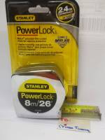 Stanley ตลับเมตร 8 เมตร / 26 ฟุต รุ่น 33-428 Powerlock