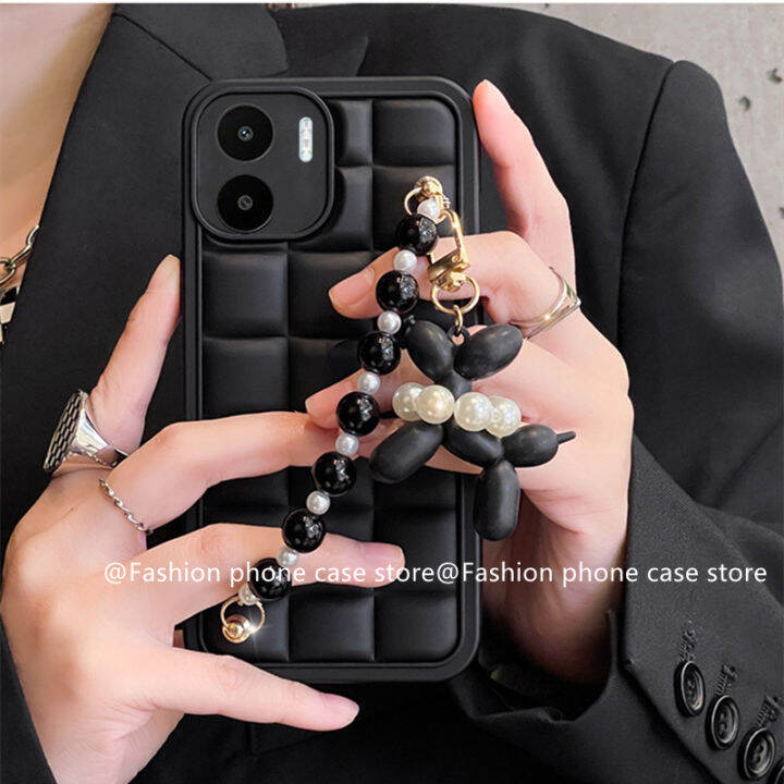 phone-case-เคส-redmi-12c-a2-a1-note-11s-note-11-pro-4g-5g-ไข่มุกสวยหรูลูกสุนัขสร้อยคอแบบจี้ห้อยกรอบสี่เหลี่ยมปกป้องเลนส์กันกระแทกฝาหลังซิลิโคนนิ่ม2023