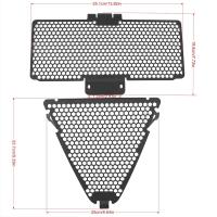 ดูคาติสำหรับ Panigale 899 959 1199 R S 1299 R Fe/S V2 Panigale V2S สแตนเลสปกป้องป้องกันฝาปิดตะแกรงแผงติดหม้อน้ำรถมอเตอร์ไซค์