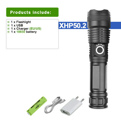 1500M XHP170 Most Powerful LED Flashlight torch XHP100 xhp90 tactical flashlights usb Rechargeable hunting lantern led work lamp