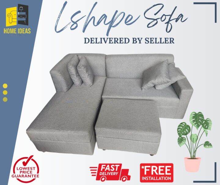 LSHAPE SOFA (DELIVERED BY SELLER) Lazada PH