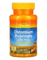 Chromium Picolinate, 200 mcg, 60 Tablets Thompson, โครเมียม พิโคลิเนต