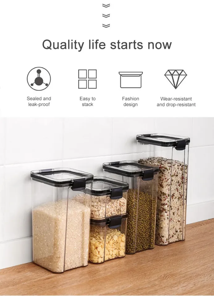 Kitchen Food Container Storage Box Food preservation box Pantry Organizer  Breadbasket Fridge Storage Kitchen Organizer Supplies