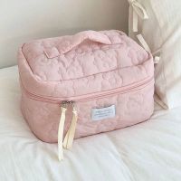 ❇☏♗ Large Capacity Storage Bag Women Cosmetic Organizer Handbag Bathroom Stationery Bag Soft Waterproof Travel Portable Makeup Bag