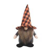 Halloween Gnome ยืนสวีเดน Tomte สแกนดิเนเวีย Nisse Handmade Farmhouse Kitchen Tiered Tray Decorations