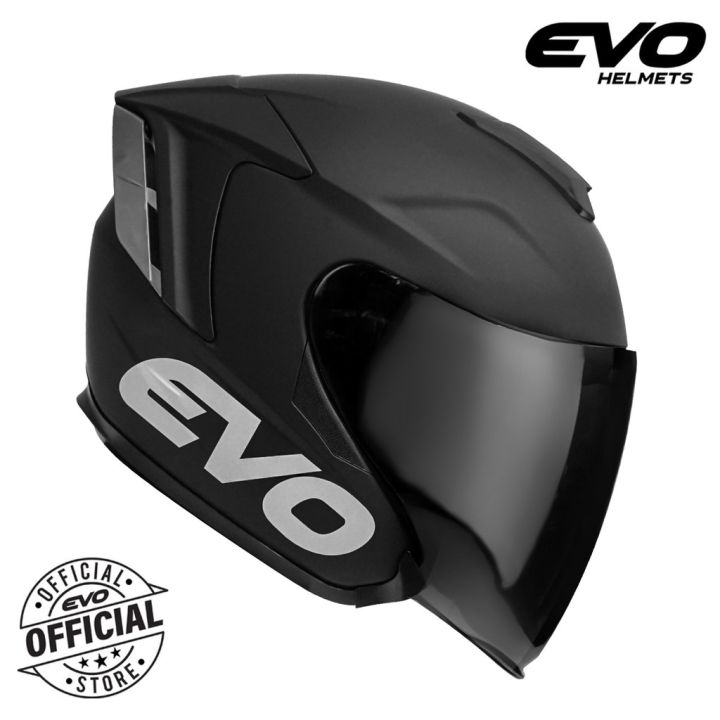 Evo Rx 5 Plain Half Face Dual Visor Helmet With Free Clear Lens Lazada Ph 