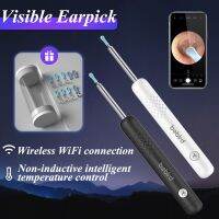 2023 New R1 Wireless Visual Silicone Ear Spoon Safe Endoscope Earpick with 1080P FHD Video Otoscope Ear Cleaner For Kids Adults