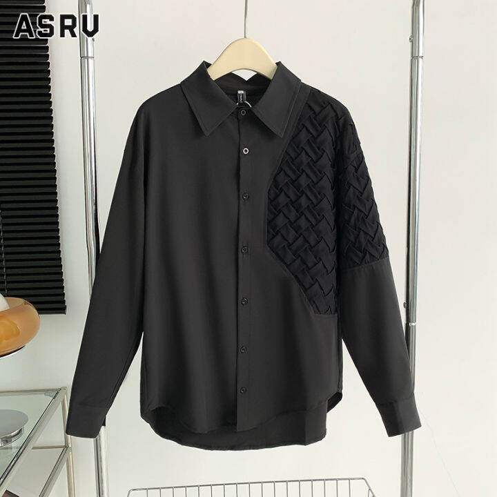 asrv-เสื้อเชิ้ตชาย-เสื้อเชิ้ตผู้ชาย-เสื้อเชิ้ตลำลองชาย-shirts-for-men-เชิ้ตผู้ชาย-เสื้อเชิ้ตแขนยาวลายนูนสำหรับผู้ชาย