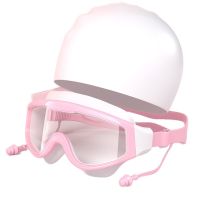 Swim with Swim Goggles Stretchable Swim Hat in Different Attractive Colours Swim Caps