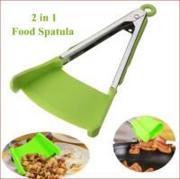 ที่คีบอาหาร ทอด ที่คีบอาหาร silicone ที่คีบอาหารเชฟ Spatula silicone cooking ไม้คีบอาหาร ไม้พายทำอาหาร ไม้คีบอาหาร 2 ชิ้น