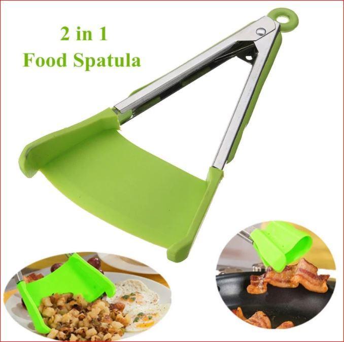 2in1-clever-kitchen-spatula-and-tongs-ที่คีบอาหาร-ทอด-ที่คีบอาหาร-silicone-ที่คีบอาหารเชฟ-spatula-silicone-cooking-ไม้คีบอาหาร-ไม้พายทำอาหาร-ไม้คีบอาหาร-2-ชิ้น-t1728