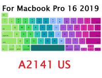 Rainbow US Layout Skin for Macbook Pro 16in 2019 A2141 US Keyboard Cover Silicon Waterproof Pro 16 A2141 Keyboard Film Protector