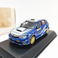 รถจำลองจำลองของเล่นรถโมเดล Impreza WRX ซูบารุของเล่นรถสะสมโชว์1/43สำหรับเด็ก