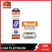 HCMHộp lưỡi lam Treet Cam Platinum 200 lưỡi hộp