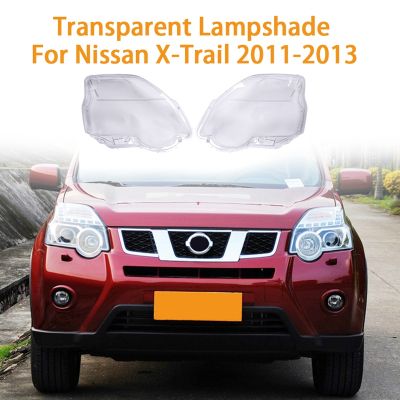 1 Pair Car Headlight Shell Transparent Lampshade Car Transparent Headlight Cover for Nissan X-Trail 2011-2013