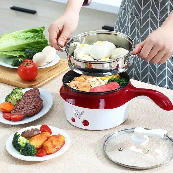 multi cooker electric skillet with lid