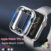 เคส Tpu แบบนิ่ม ชุบไฟฟ้า สําหรับ Apple Watch Series 7 SE 6 5 4 3 2 1 iWatch 41 มม. 45 มม. 44 มม. 40 มม. 42 มม. 38 มม. 〖LYUE〗