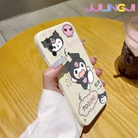 Jlingji เคสปลอกสำหรับ Samsung A03s A03ลายการ์ตูนคุโรมิแบบนิ่มเคสมือถือนิ่มบางลายขอบสี่เหลี่ยมด้านข้างเคสซิลิโคนนิ่มเคสป้องกันการกระแทก