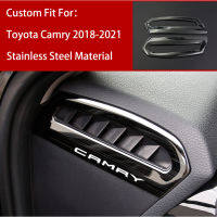 Toyota Camry Car Air Vent Cover Frame Stainless Steel Material Exterior Accessories for 2018 2019 2020 2021