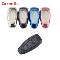 TPU Car Remote Key Case Fob Cover Fit For Ford Fiesta Focus 3 4 MK3 MK4 Mondeo Kuga Escape Ecosport Smart Key Holder