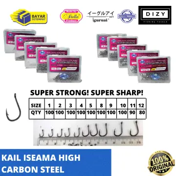 Jual Mata Kail Pancing Karbon Ukuran 6 Original Murah - Harga