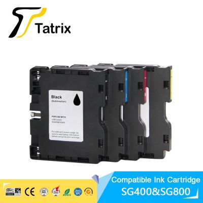 Tatrix Premium Sublimation Color Compatible Ink Cartridge SG400 NA/EU SG800 For Sawgrass Sublijet HD Virtuoso SG400 Sg800printer