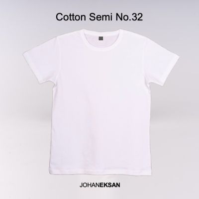 MiinShop เสื้อผู้ชาย เสื้อผ้าผู้ชายเท่ๆ เสื้อยืดขาว Cotton Semi No.32 เสื้อผู้ชายสไตร์เกาหลี