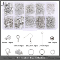 Hayating ห่วงชุดคิท DIY อุปกรณ์เสริมจิวเวลรี่แบบเปิดตะขอก้ามปูตะขอต่างหู