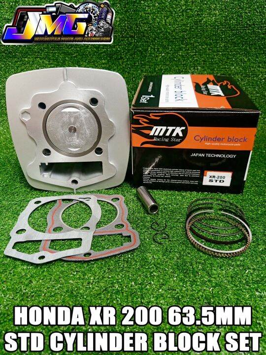 HONDA XR 200 63.5MM STANDARD CYLINDER BLOCK SET Lazada PH