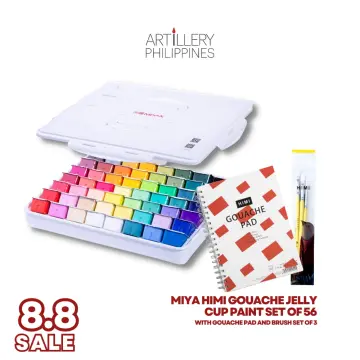 HIMI MIYA Gouache Paint Set 43 Colors (37*80ml/Pc and 6*40ml/Pc