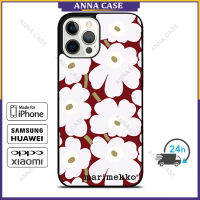 Marimekko 4472 กรณีโทรศัพท์มือถือ iPhone 14 Pro Max / iPhone 13 Pro Max / iPhone 12 Pro Max / Samsung Galaxy Note10 Plus / S22 Ultra ฝาครอบป้องกันการตก