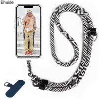 ﹊ Universal Crossbody Lanyard Anti-lost Phone Case Adjustable Detachable Climbing Neck Strap Cord Rotatable Clasp Safety Rope