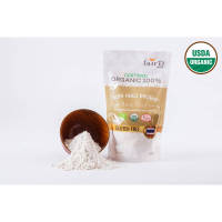 แป้งข้าวกล้องหอมมะลิ ออร์แกนิค ปราศจากกลูเตน ตรา แฟร์ดี 226.8g Organic Hom Mali Brown Rice Flour Gluten Free FairD Brand แป้งข้าวกล้อง แป้งข้าวจ้าว